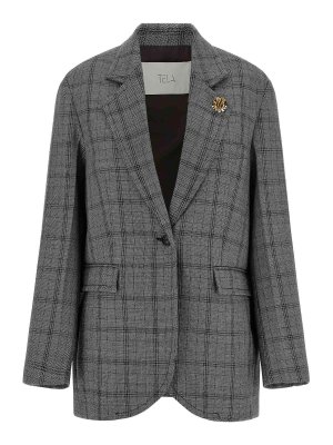 TELA: Blazer - Blazer - Gris