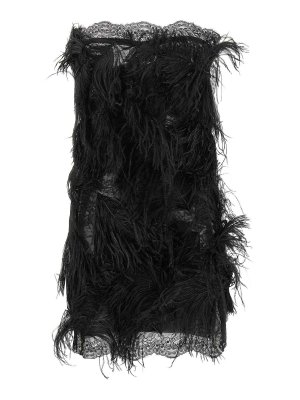 The Attico: Knielange Kleider - Knielanges Kleid - Schwarz