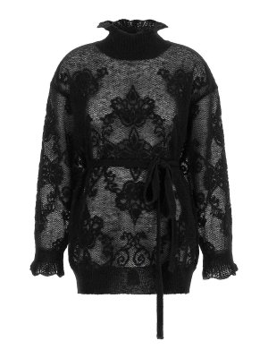 TWINSET: crew necks - Jacquard Yarn Sweater