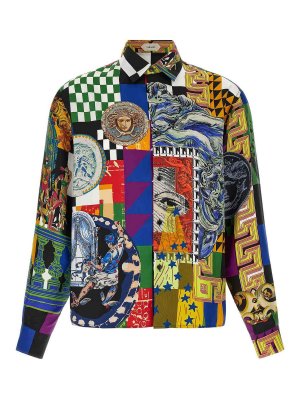VERSACE: シャツ - シャツ - マルチカラー