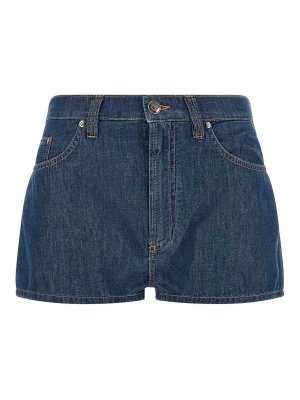VERSACE: pantaloni shorts - Pantaloncini di jeans chambray