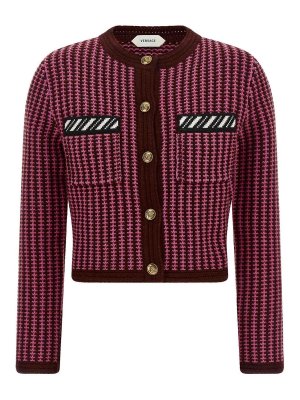 VERSACE: Cardigans - Cardigan - Rose