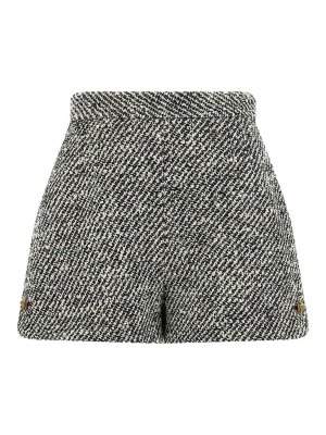 VERSACE: Trousers Shorts - Boucl Wool Shorts