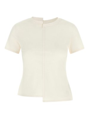 Y-3: T-shirts - T-Shirt - Blanc