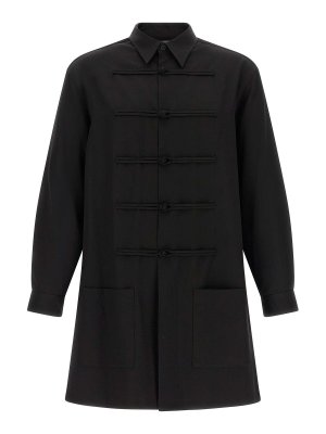 YOHJI YAMAMOTO: shirts - China Button Shirt