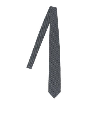 BRIONI: ties & bow ties - Jacquard Silk Tie