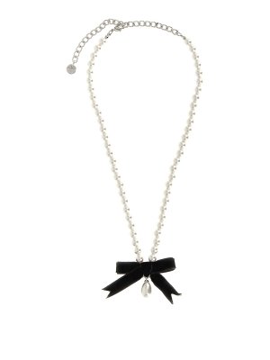Self Portrait: Collier - Colliers - Black Bow Pearl