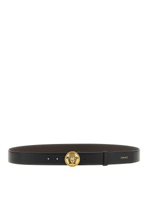 VERSACE: Cinturones - Cinturón - Negro