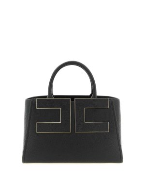 ELISABETTA FRANCHI: Handtaschen - Shopper - Schwarz