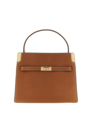 TORY BURCH: Sacs à main - Sac Cabas - Marron
