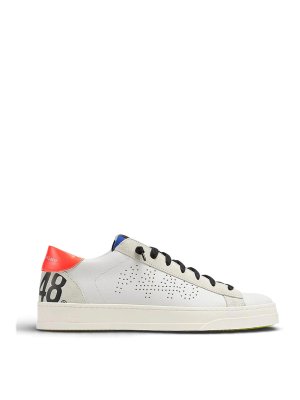 P448: trainers - Sneakers Coral-Fluo