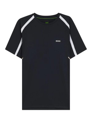 Hugo Boss: T-shirts - T-Shirt - Bleu