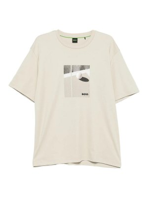 Hugo Boss: Tシャツ - Tシャツ - ヌードカラー