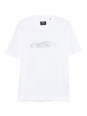 Hugo Boss: Camisetas - Camiseta - Blanco