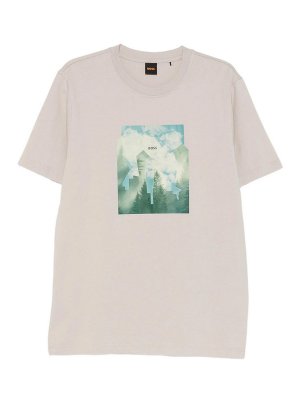Hugo Boss: Tシャツ - Tシャツ - ヌードカラー