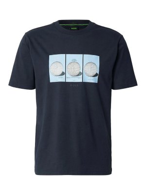 Hugo Boss: Camisetas - Camiseta - Azul