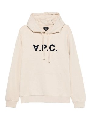 A.P.C.: スウェット＆セーター - スウェットシャツ/セーター - ベージュ