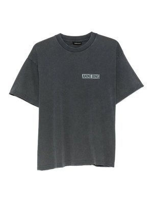 ANINE BING: Camisetas - Camiseta - Gris