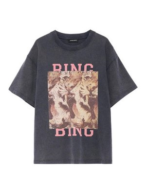 ANINE BING: Camisetas - Camiseta - Gris