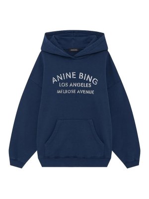 ANINE BING: スウェット＆セーター - スウェットシャツ/セーター - ブルー