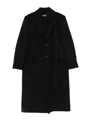 ANN DEMEULEMEESTER: ニーレングスコート - 膝丈コート - 黒
