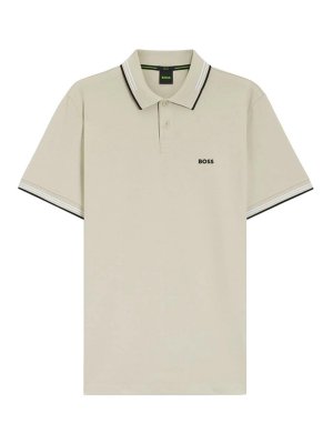 Hugo Boss: ポロシャツ - ポロシャツ - ベージュ