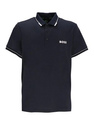 Hugo Boss: ポロシャツ - ポロシャツ - ブルー