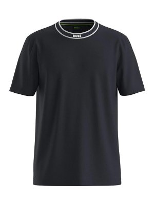 Hugo Boss: T-shirts - T-Shirt - Schwarz
