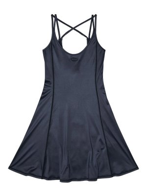 DIESEL: Vestidos media pierna - Vestido Midi - Gris