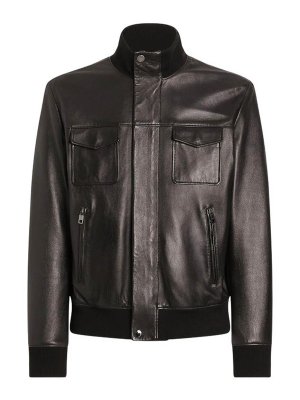DOLCE & GABBANA: leather coats - Leather Outerwear