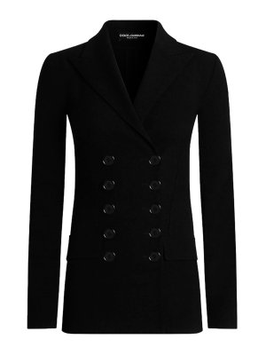 DOLCE & GABBANA: Blazer - Blazer - Negro