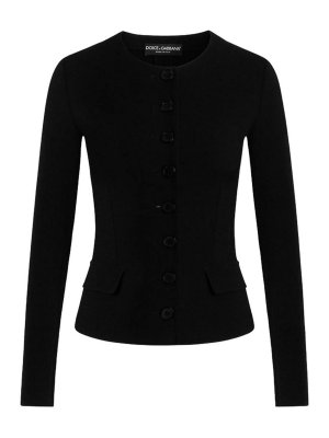 DOLCE & GABBANA: Blazer - Blazer - Negro