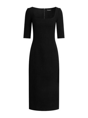 DOLCE & GABBANA: Kurze Kleider - Kurzes Kleid - Schwarz