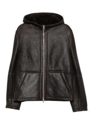 DONDUP: leather coats - Leather Outerwear