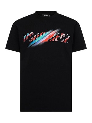 DSQUARED2: T-shirts - T-Shirt - Schwarz