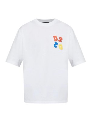 DSQUARED2: T-shirts - T-Shirt - Weiß
