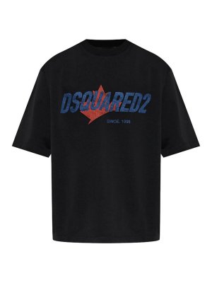 DSQUARED2: T-shirts - T-Shirt - Schwarz