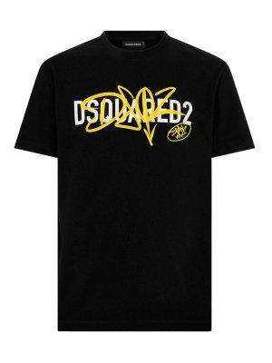 DSQUARED2: T-shirts - T-Shirt - Schwarz
