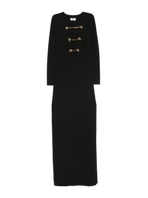 ELISABETTA FRANCHI: ニーレングスドレス - 膝丈ドレス - 黒