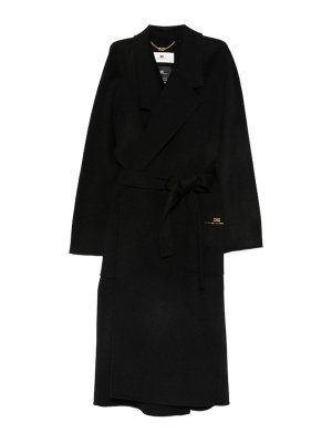 ELISABETTA FRANCHI: ニーレングスコート - 膝丈コート - 黒