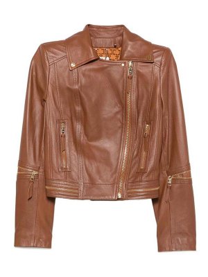 ELISABETTA FRANCHI: leather coats - Leather Outerwear