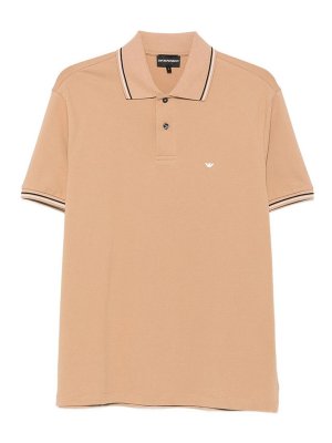 EMPORIO ARMANI: ポロシャツ - ポロシャツ - ベージュ