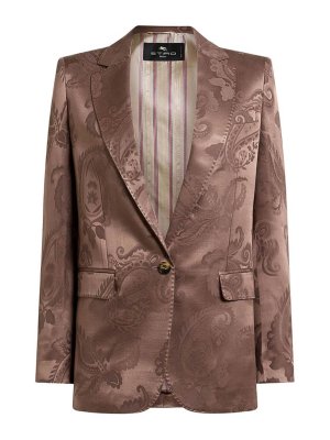 ETRO: ブレザー - ブレザー - ブラウン