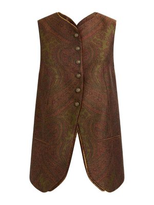 ETRO: Chalecos  - Chaleco - Marrón