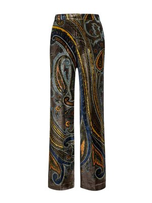 ETRO: Pantalones casual - Pantalón Casual - Gris