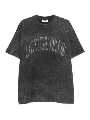 GCDS: T-shirts - T-Shirt - Grau