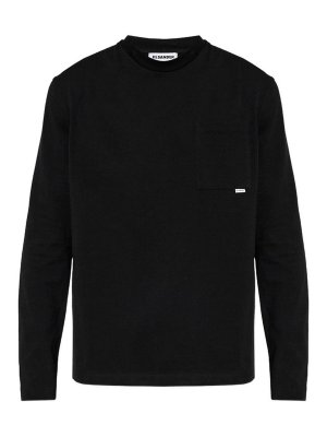 JIL SANDER: Camisetas - Camiseta - Negro