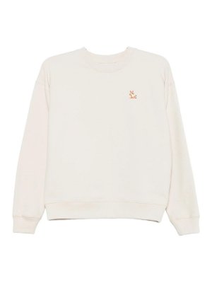 MAISON KITSUNÉ: Sweatshirts & Pulls - Sweat-Shirts - Argent