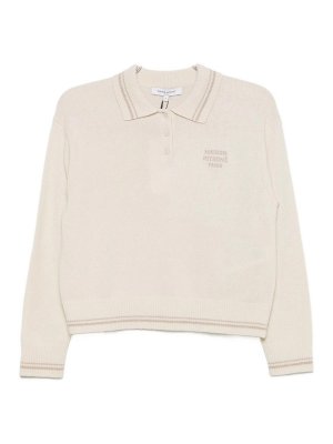 MAISON KITSUNÉ: Pull col rond - Pull Col Rond - Beige
