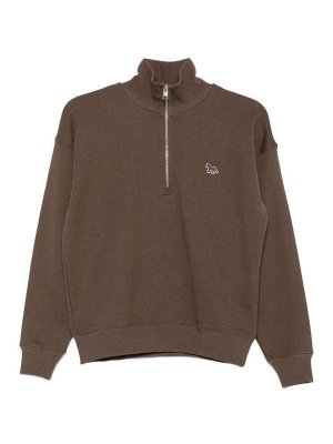 MAISON KITSUNÉ: スウェット＆セーター - スウェットシャツ/セーター - ブラウン